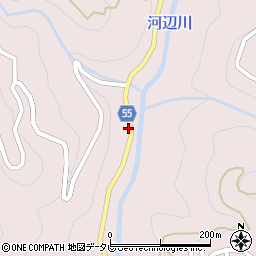 愛媛県大洲市肱川町山鳥坂1986周辺の地図