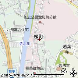 桜町児童公園周辺の地図