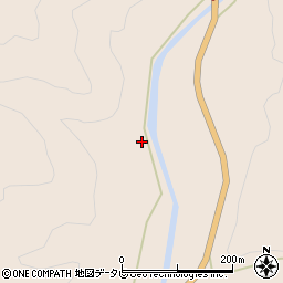 大分県中津市山国町槻木1676周辺の地図