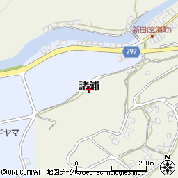 佐賀県東松浦郡玄海町諸浦周辺の地図