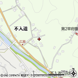 福岡県那珂川市不入道581周辺の地図