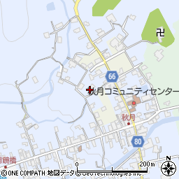 福岡県朝倉市秋月627周辺の地図