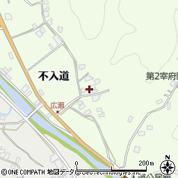 福岡県那珂川市不入道580周辺の地図