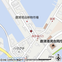 唐津水産物商業協同組合周辺の地図