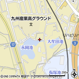 福岡県筑紫野市永岡1371周辺の地図
