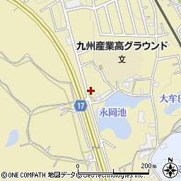 福岡県筑紫野市永岡1365周辺の地図