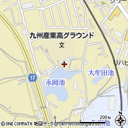 福岡県筑紫野市永岡1372周辺の地図