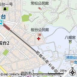 西鉄桜台アパート第２棟周辺の地図