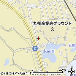 福岡県筑紫野市永岡1364周辺の地図