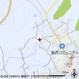 福岡県朝倉市秋月1093-1周辺の地図