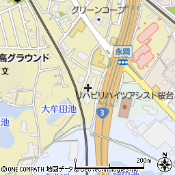 福岡県筑紫野市永岡1021周辺の地図