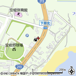 バジェットレンタカー大分空港店周辺の地図