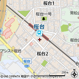 桜台コーポ周辺の地図