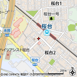 R cafe周辺の地図