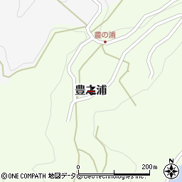 愛媛県西宇和郡伊方町豊之浦周辺の地図