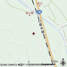 大分県杵築市山香町大字下464周辺の地図