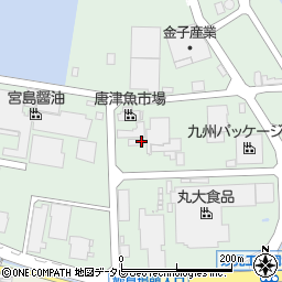 佐賀県唐津市中瀬通周辺の地図