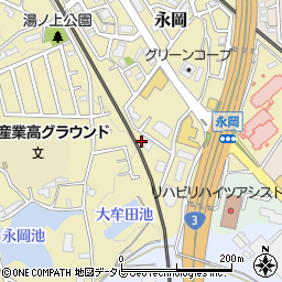 福岡県筑紫野市永岡1025周辺の地図