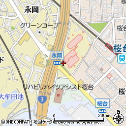 福岡県筑紫野市永岡993周辺の地図