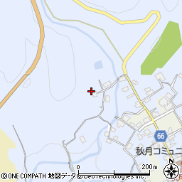 福岡県朝倉市秋月1074周辺の地図