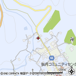 福岡県朝倉市秋月929-1周辺の地図
