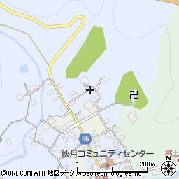 福岡県朝倉市秋月757-1周辺の地図
