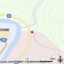 愛媛県大洲市肱川町山鳥坂411周辺の地図