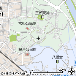福岡県筑紫野市常松237周辺の地図