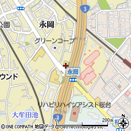 福岡県筑紫野市永岡1041周辺の地図