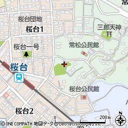 福岡県筑紫野市常松369-3周辺の地図