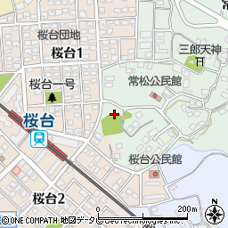 福岡県筑紫野市常松369-1周辺の地図