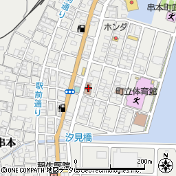 串本郵便局周辺の地図
