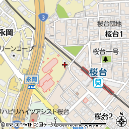 福岡県筑紫野市永岡979周辺の地図