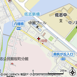 唐津珠算学院周辺の地図