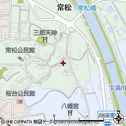 福岡県筑紫野市常松224周辺の地図