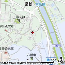 福岡県筑紫野市常松217周辺の地図