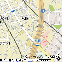 福岡県筑紫野市永岡1053周辺の地図