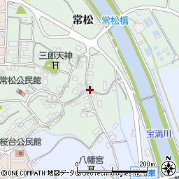 福岡県筑紫野市常松205周辺の地図