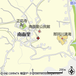 福岡県那珂川市南面里周辺の地図