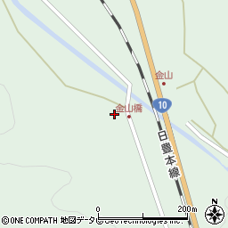 大分県杵築市山香町大字下422周辺の地図