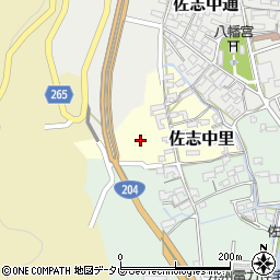佐賀県唐津市佐志中里周辺の地図