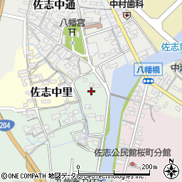 佐志児童公園周辺の地図
