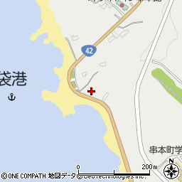 串本マリンセンター周辺の地図