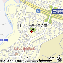武蔵ヶ丘団地1号公園周辺の地図