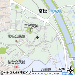 福岡県筑紫野市常松251周辺の地図