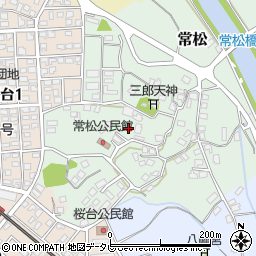 福岡県筑紫野市常松243周辺の地図