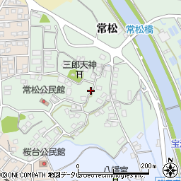 福岡県筑紫野市常松250-1周辺の地図