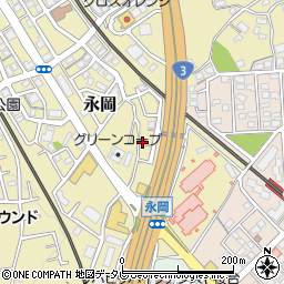 福岡県筑紫野市永岡1057周辺の地図