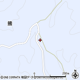 大分県宇佐市熊599周辺の地図