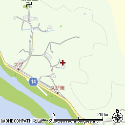 高知県高知市春野町西畑1692周辺の地図